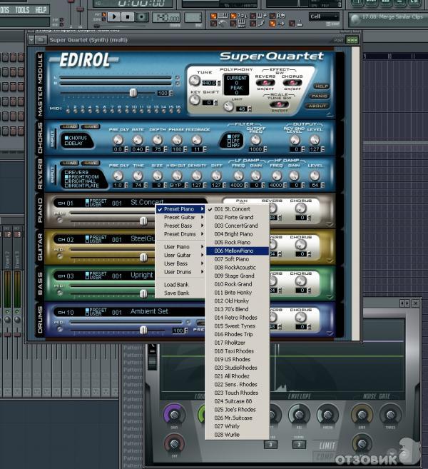 Музыкальный редактор Fruity Loops Studio 8.0 фото