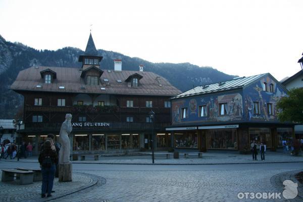 Деревня Обераммергау (Германия, Бавария) фото