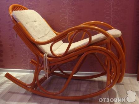 Кресло качалка из ротанга tetchair