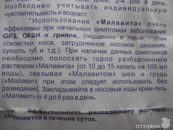 Малавит Раствор Цена Инструкция