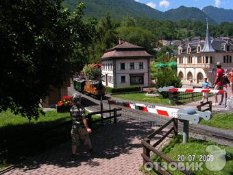 Парк железнодорожных миниатюр Swiss Vapeur Parc (Швейцария, Ле Бувре)  фото