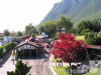 Парк железнодорожных миниатюр Swiss Vapeur Parc (Швейцария, Ле Бувре)  фото