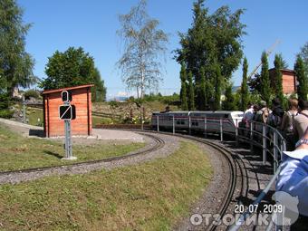 Парк железнодорожных миниатюр Swiss Vapeur Parc (Швейцария, Ле Бувре)  фото